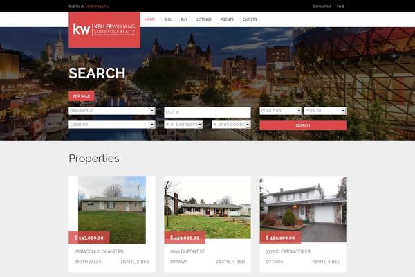 Realestast theme site design template sample