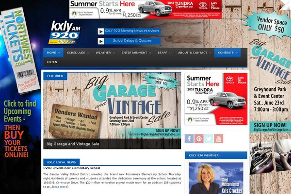 Site using Awesome-weather-pro plugin
