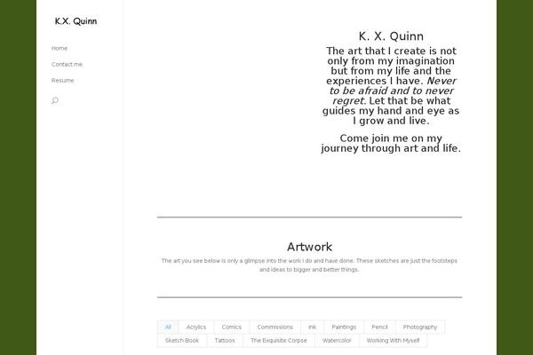 Site using Resume Builder plugin