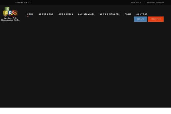 Chariti theme site design template sample