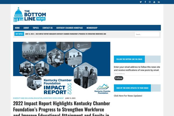 Mh-newsdesk theme site design template sample
