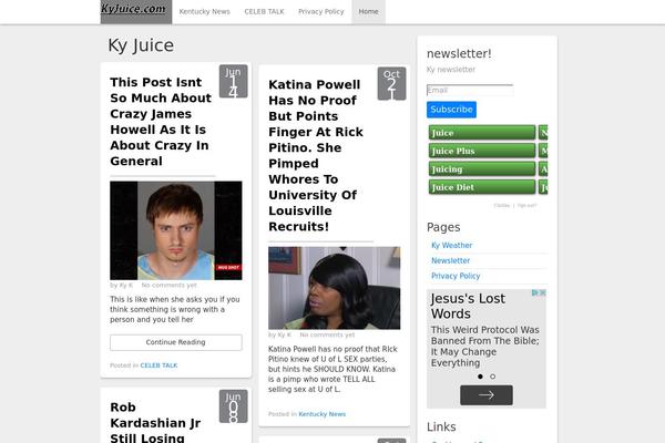 Social Magazine theme site design template sample