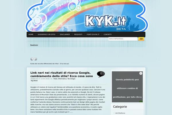 DynaBlue theme site design template sample