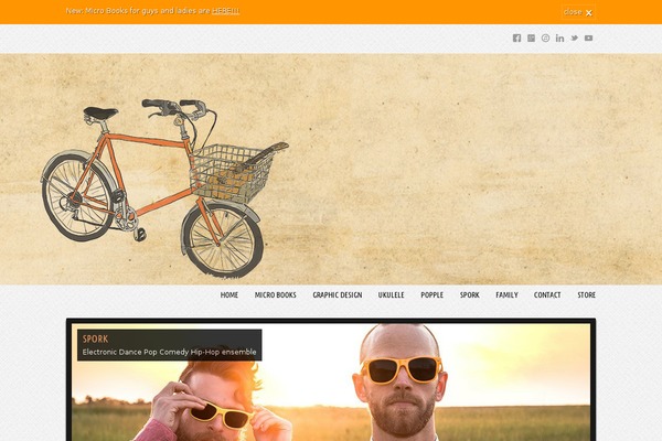 Musicpro theme site design template sample