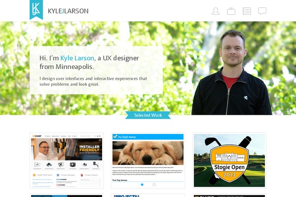 Starkers theme site design template sample