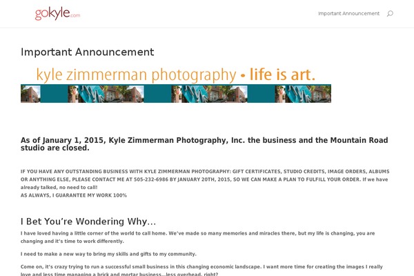 Site using Portfolio-slideshow-pro plugin