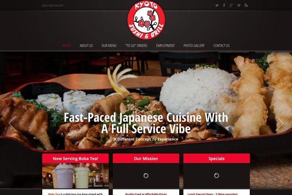 Site using Social Media Icons Widget plugin