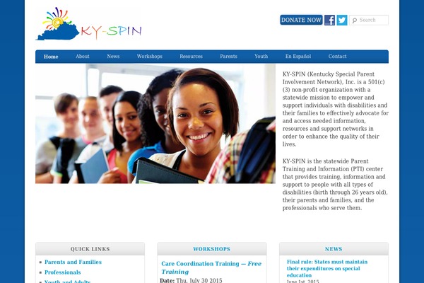 Site using Enlarge Text plugin