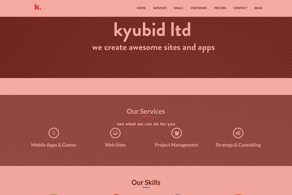 OneEngine theme site design template sample