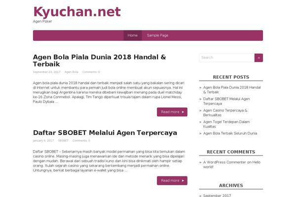 Basic theme site design template sample