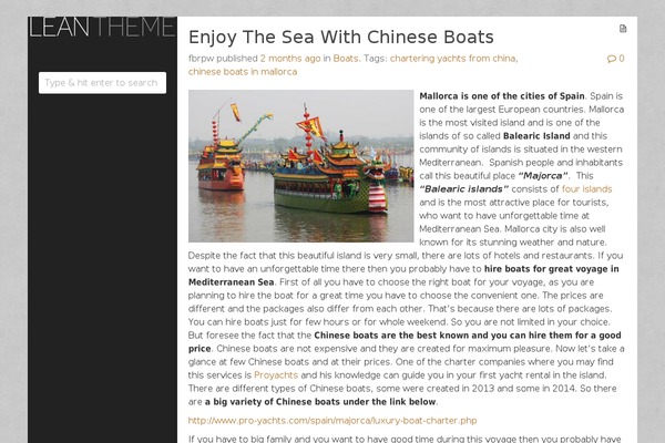 Twenty Fourteen theme site design template sample