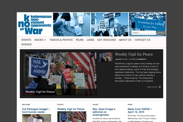 kzoo4peace.org site used Yamidoo