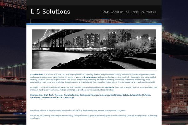 Consulting theme site design template sample
