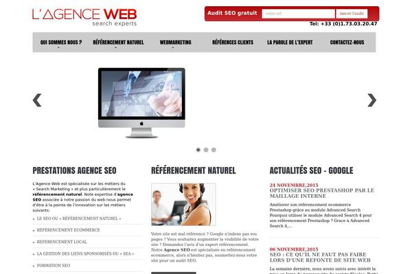 Cherry Framework theme site design template sample