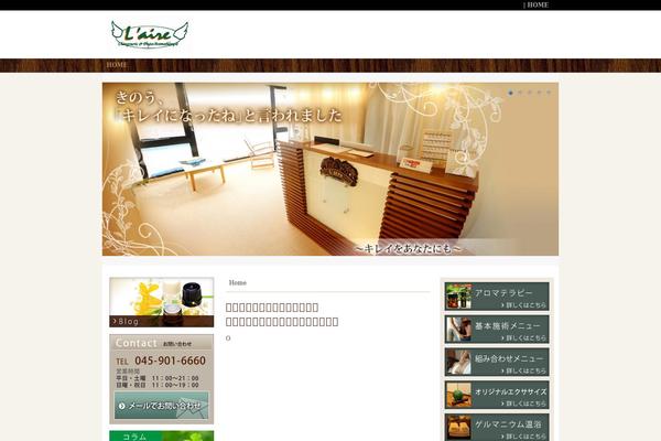 Jin theme site design template sample