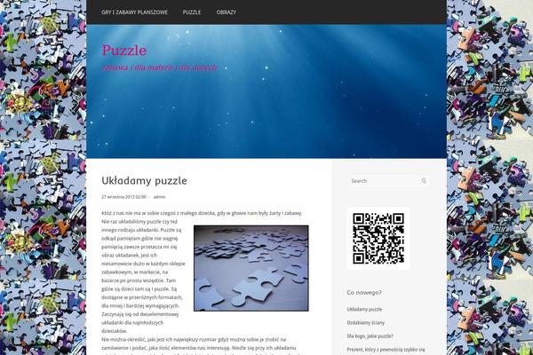 Paradise theme site design template sample