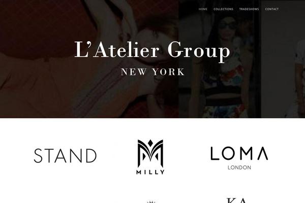 Story theme site design template sample