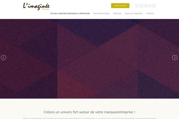 Mineral theme site design template sample