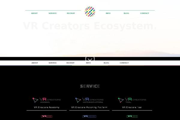 Lifestyle theme site design template sample
