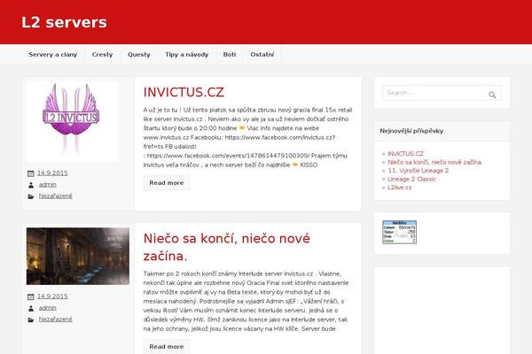 Rubine Lite theme site design template sample