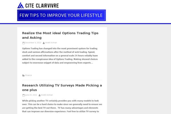 PressBook theme site design template sample