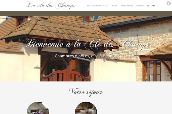 Sunrise theme site design template sample