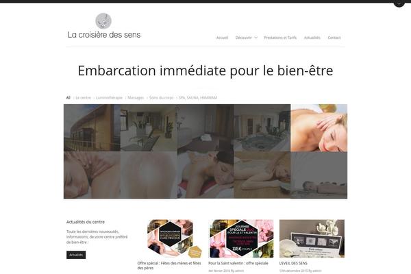 Aware theme site design template sample