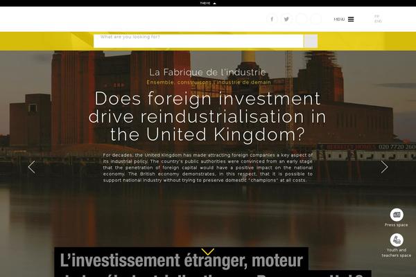 Fabrique theme site design template sample