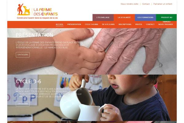 la-ferme-des-enfants.com site used Dt-the7-fde