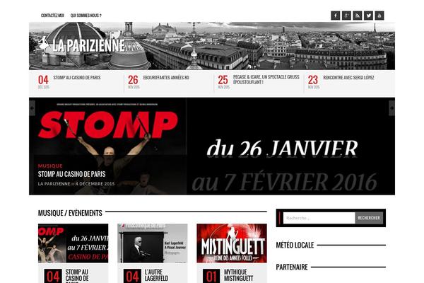 BLACKMAG theme site design template sample
