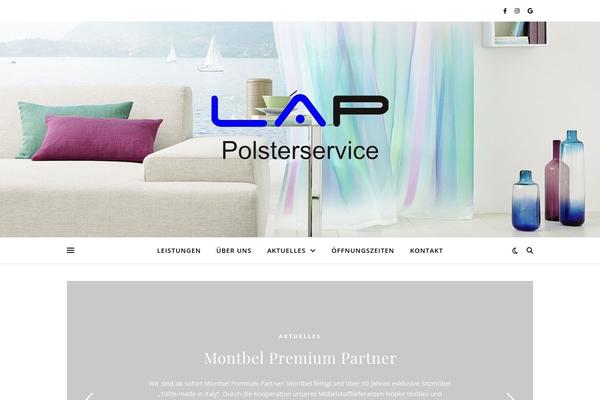 Ashe theme site design template sample