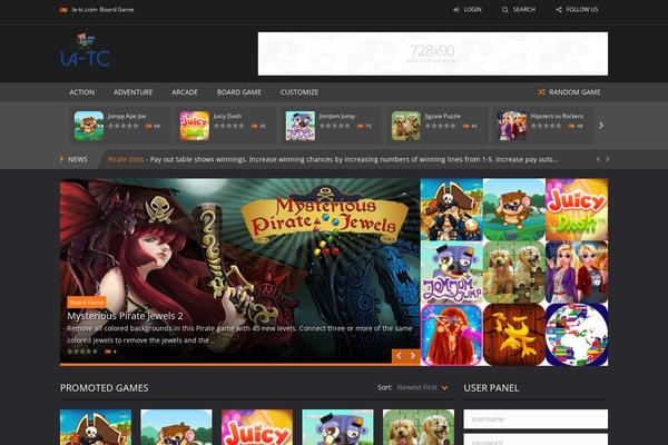 Site using Myscorespresenter plugin