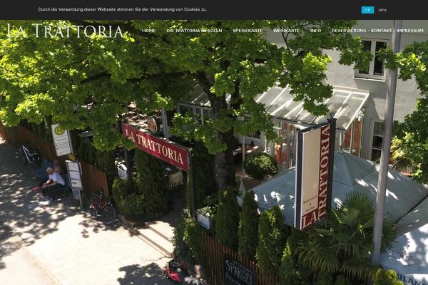 la-trattoria-solln.de site used Onetone-pro