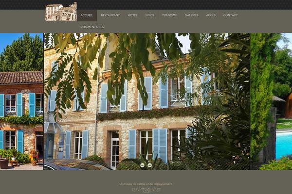 Fine-food theme site design template sample
