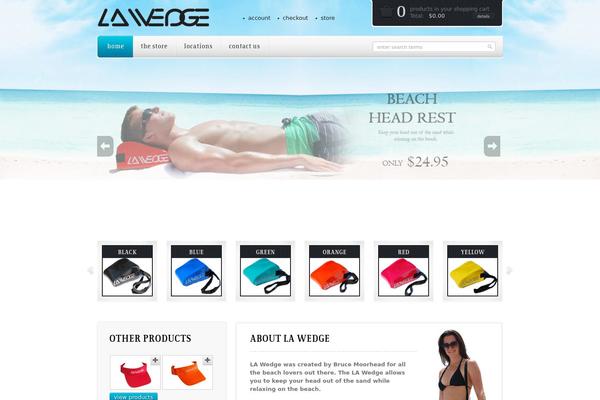 Mazine theme site design template sample