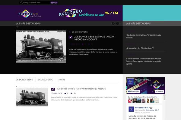 BlackLight theme site design template sample