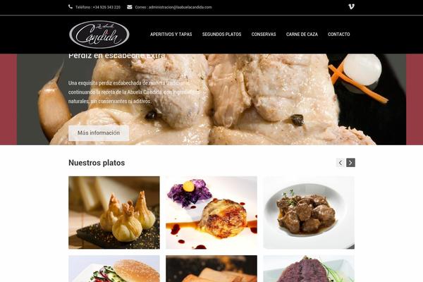 laabuelacandida.com site used Simple