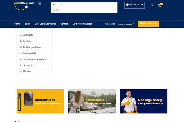laadshop.com site used Nika-child