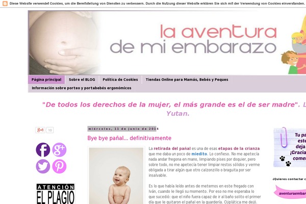 laaventurademiembarazo.com site used Roseland
