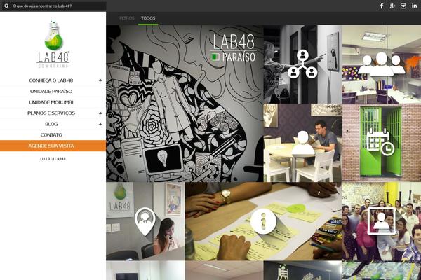 Liquidfolio theme site design template sample