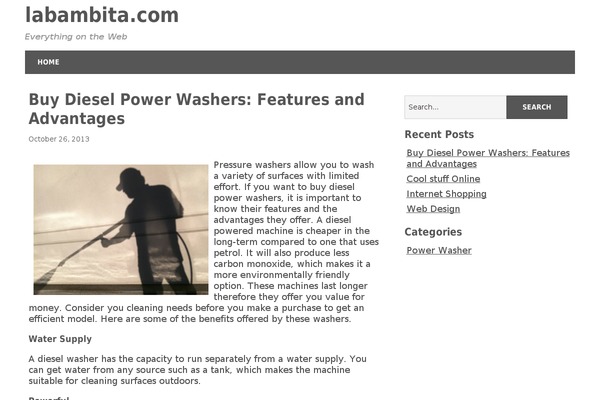 Minimize theme site design template sample