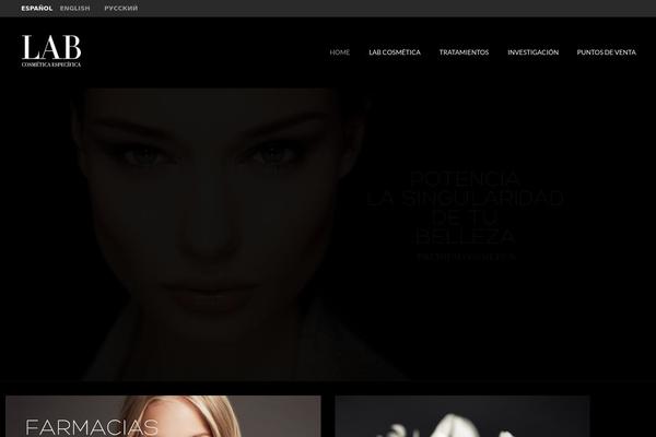 Nouveau theme site design template sample