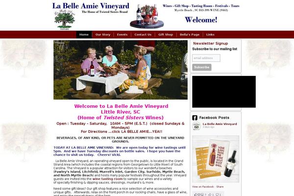 labelleamie.com site used La_belle_amie_vineyard_sc