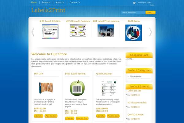 Rgbstore theme site design template sample