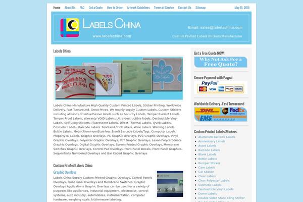 Lifestyle theme site design template sample