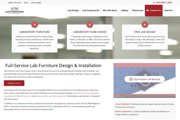 Enfold theme site design template sample