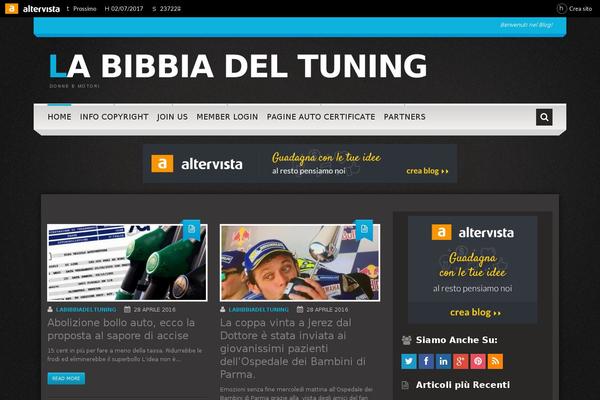 Bueno theme site design template sample