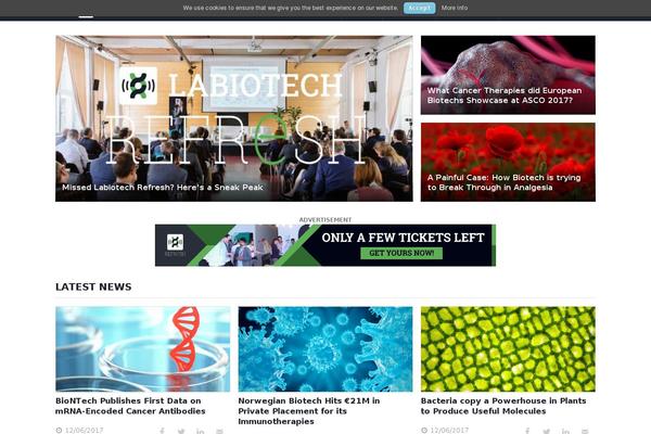 Site using Nelio AB Testing plugin