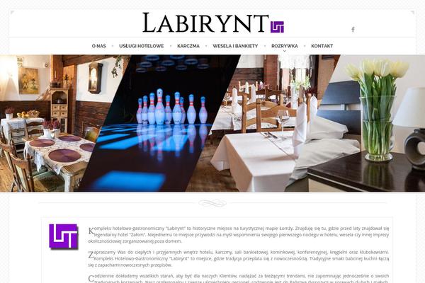 Restaurant theme site design template sample