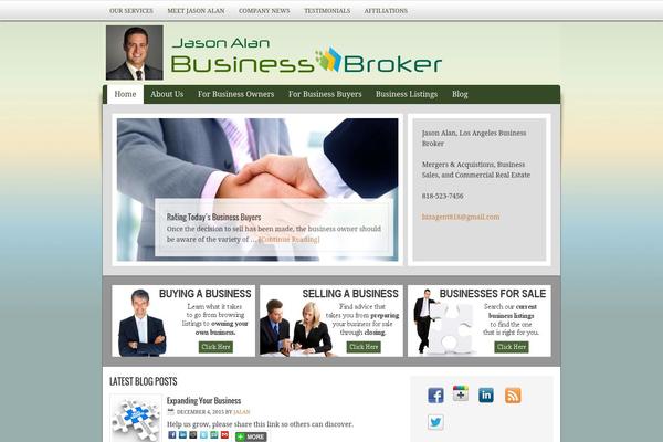 Agentpress Two theme site design template sample